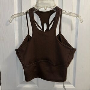 Alo Ribbed Airlift Enchanted Bra Tank